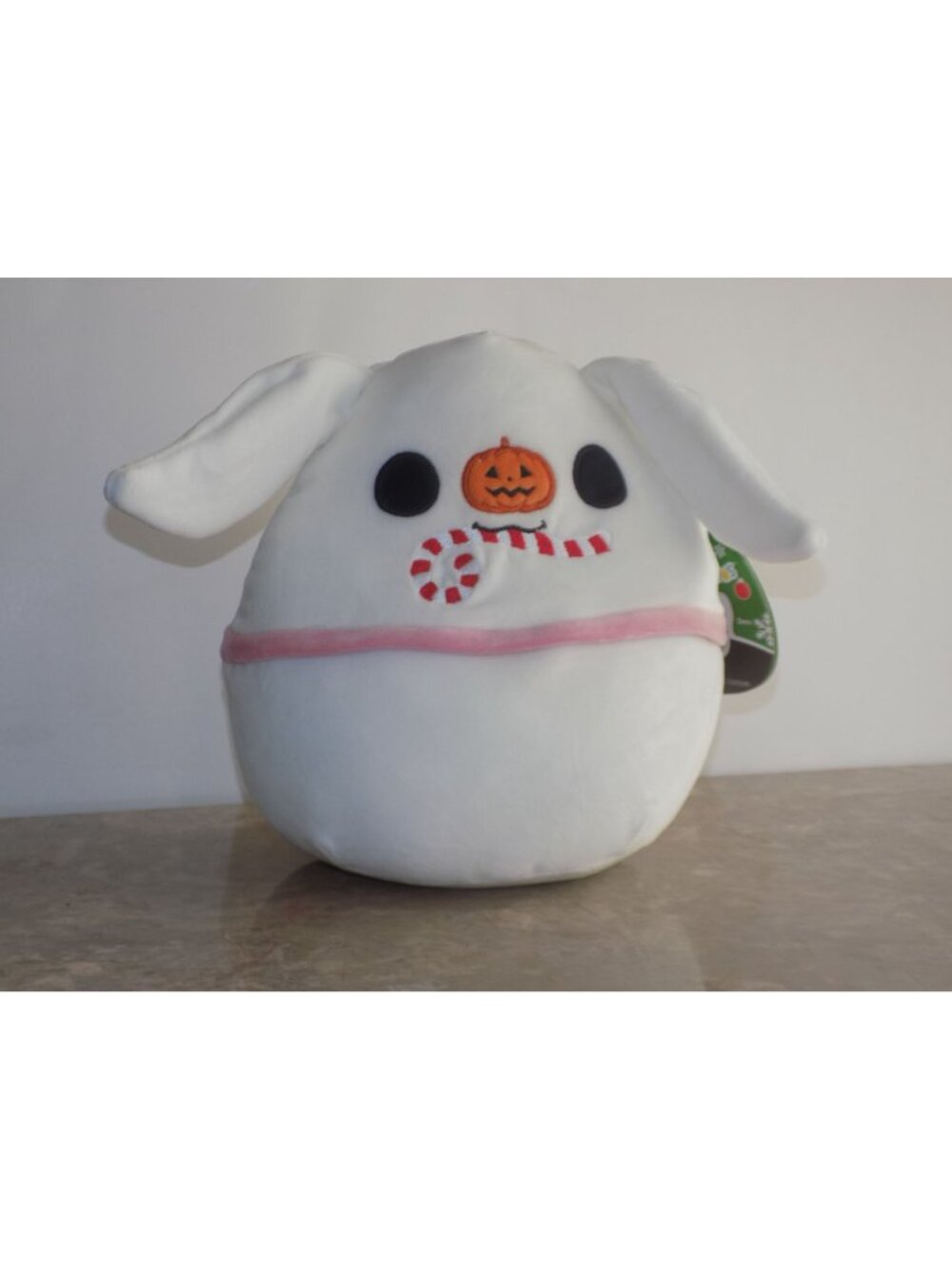 Squishmallows 8" Nightmare Before Christmas Zero with Candy Cane - Picture 2 of 7